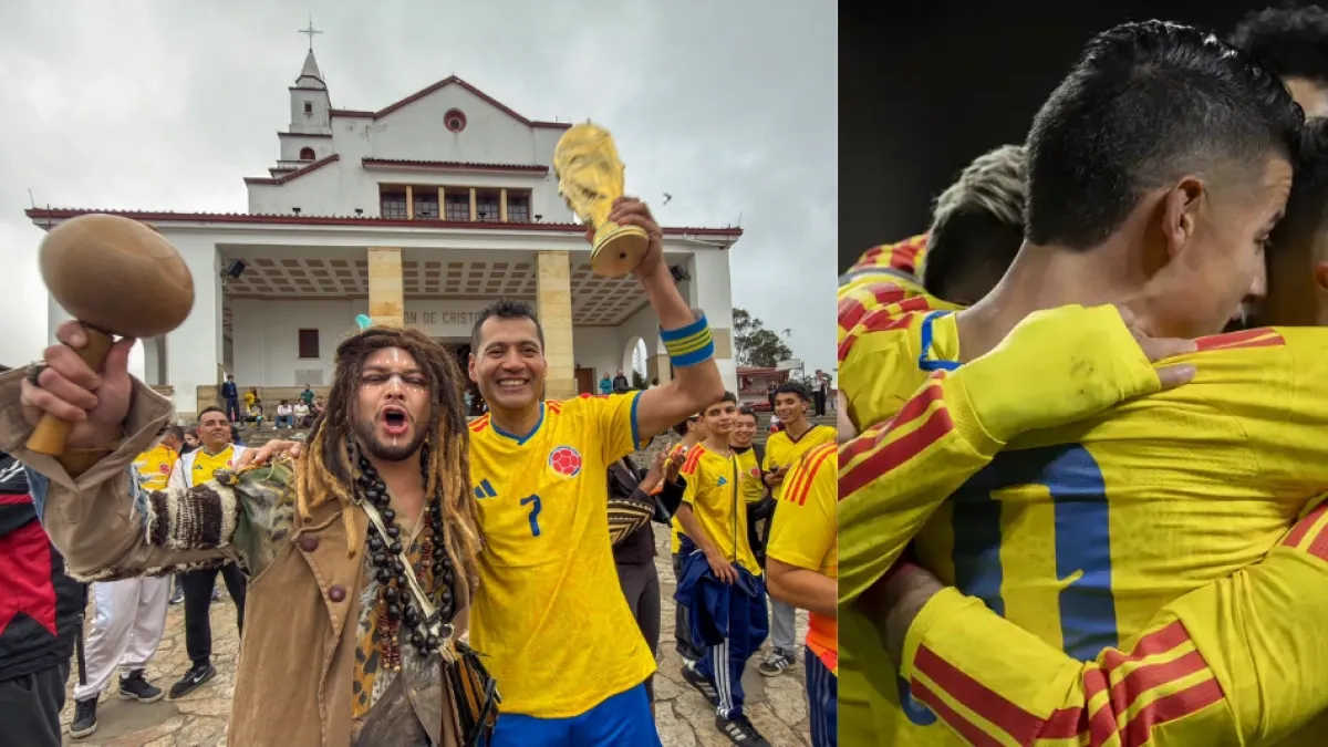 Hinchas de la Selección Colombia acudieron a Monserrate antes del duelo con Ghana por el Mundial de la Fifa 2026 tras la polémica del 'brujo ghanés'