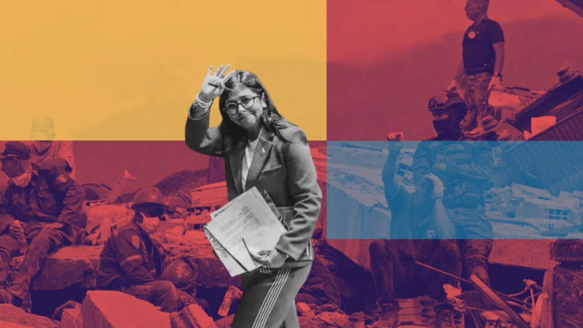 Encuesta revela el desplome de Delcy Rodríguez: 63 por ciento desaprueba su gestión en una Venezuela marcada por el trauma psicológico del terremoto