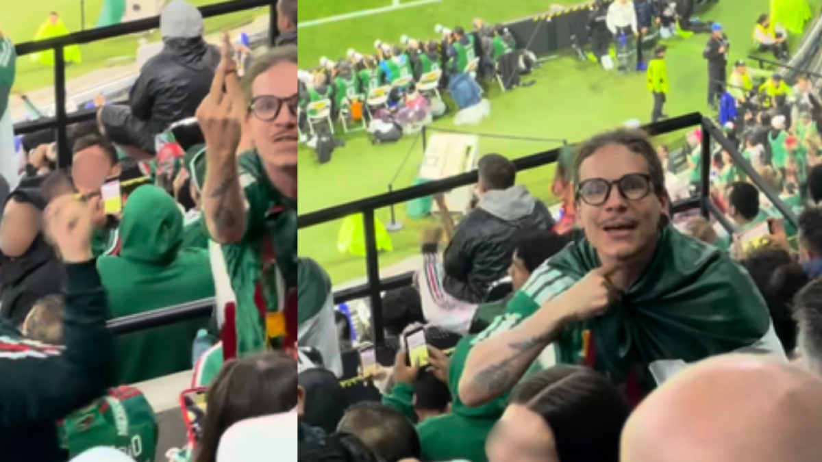 Acusan a hinchas mexicanos por amenazar de muerte a aficionados ingleses en pleno estadio durante el partido en el que fueron eliminados del Mundial