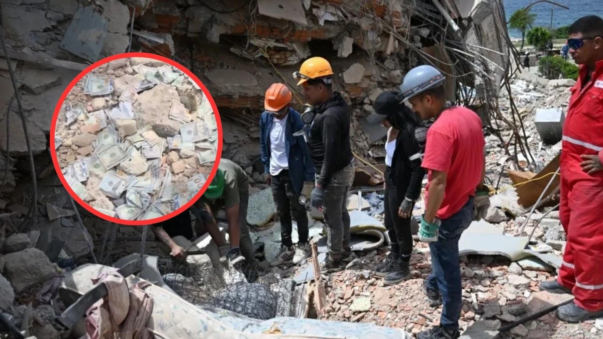 ¿Qué se sabe de los fajos de dólares halladas en caletas debajo de los escombros de La Guaira tras los terremotos?