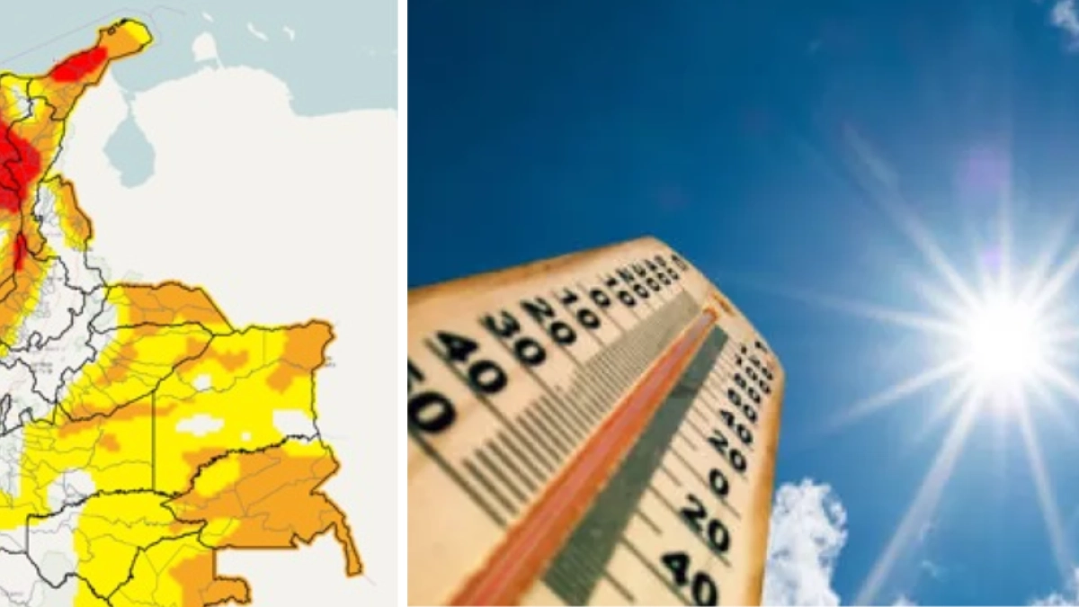 Estos son los ocho departamentos donde el Ideam reportó temperaturas superiores a 37 °C