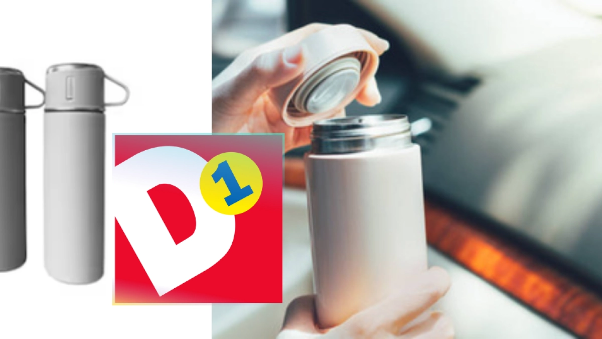 ¿Busca un termo económico? Tiendas D1 tiene uno de acero inoxidable por menos de 15.000 pesos: mantiene la temperatura por varias horas