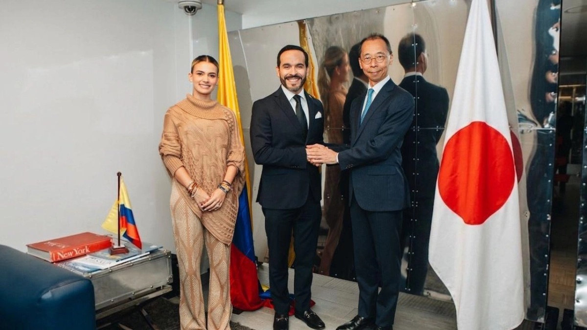 Presidente electo Abelardo de la Espriella se reunió con el embajador de Japón en Colombia para fortalecer la agenda comercial