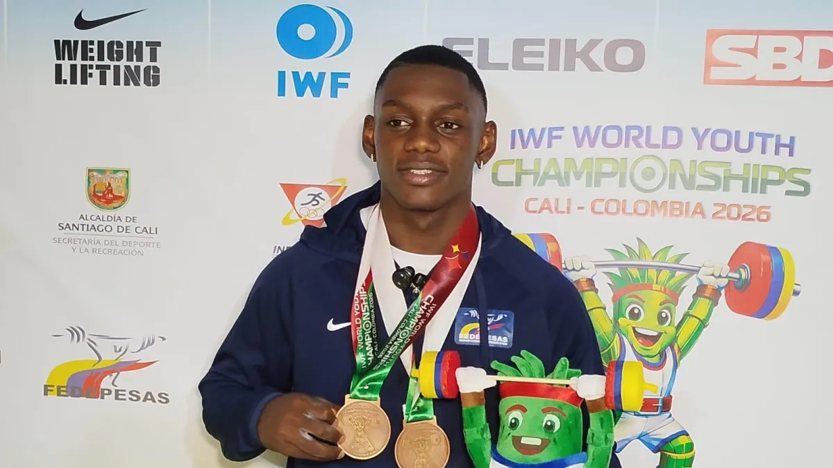 La Selección Colombia ganó medallas en el Mundial Sub-17 de levantamiento de pesas en Cali