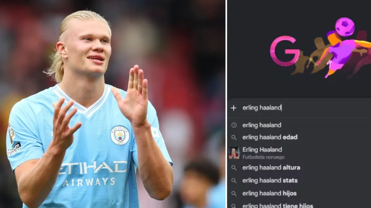 ¿Qué pasa al buscar a Erling Haaland en Google? El curioso 'easter egg' de la 'máquina' de Noruega