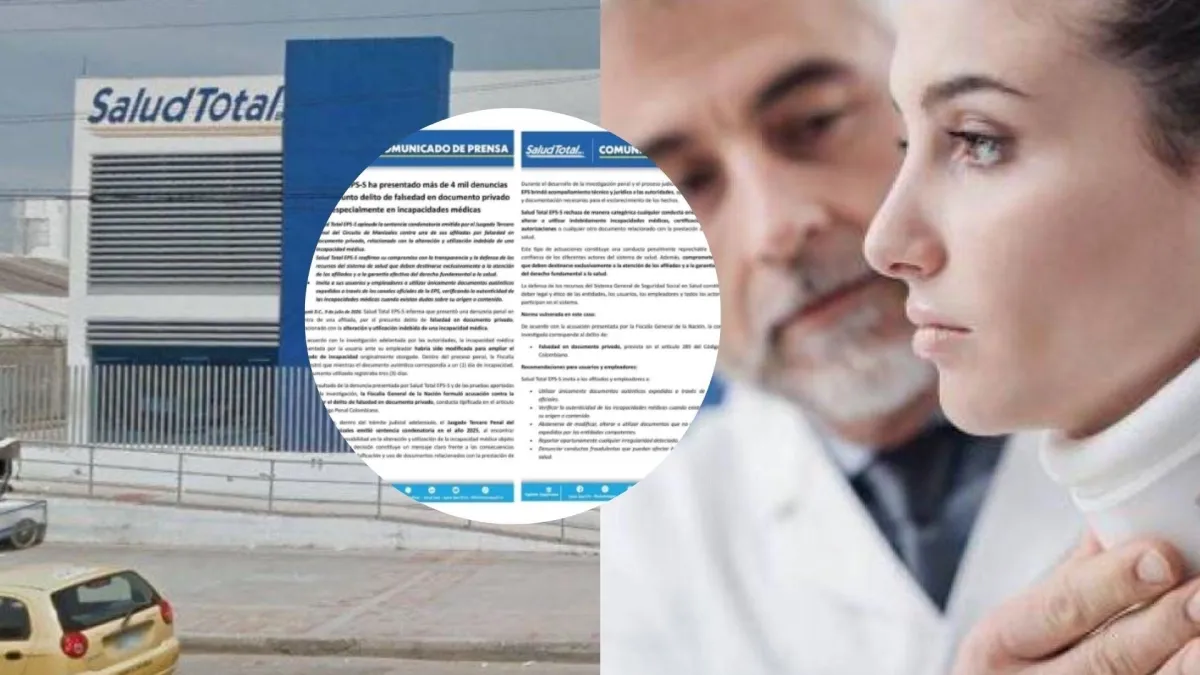 Mujer fue condenada por falsificar una incapacidad médica en Manizales: le dieron un día y la hizo pasar por tres días ante su empresa