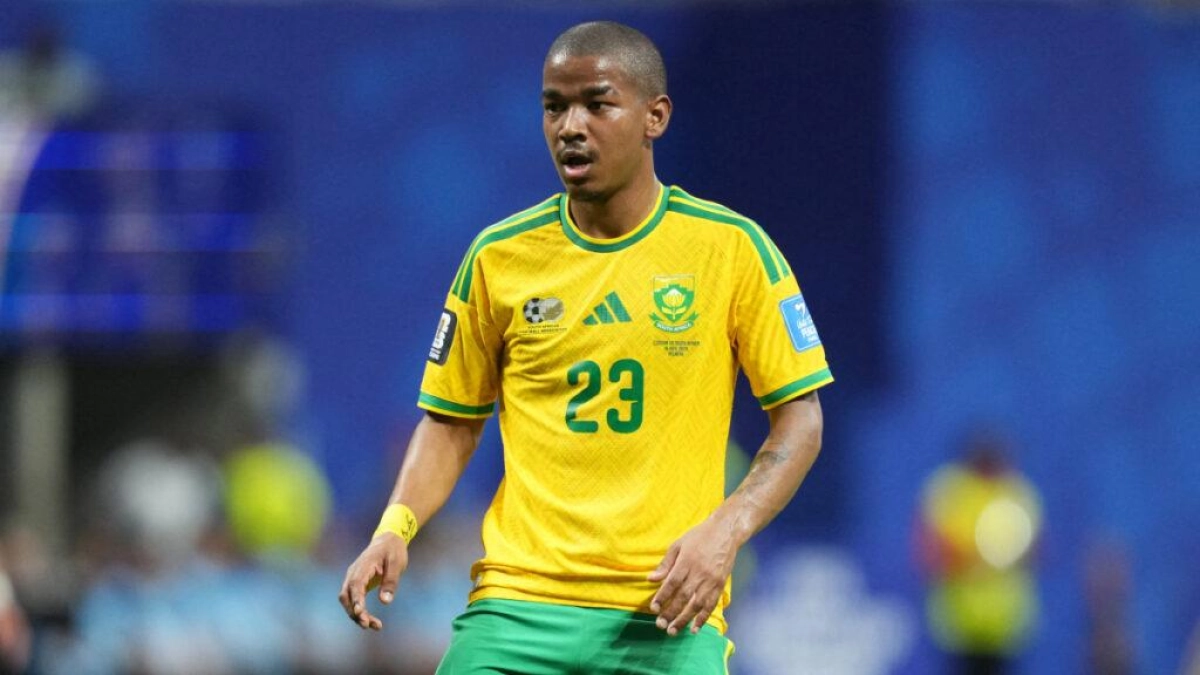 Murió Jayden Adams, futbolista que hasta hace unas semanas jugó el Mundial  2026 con su selección de Sudáfrica