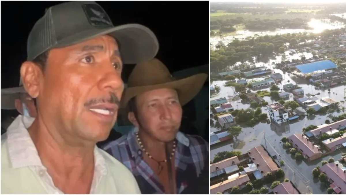 'Ninguna familia va a poder dormir tranquila esta noche': el angustioso llamado del alcalde del pueblo de Casanare que quedó en un 90 % bajo el agua