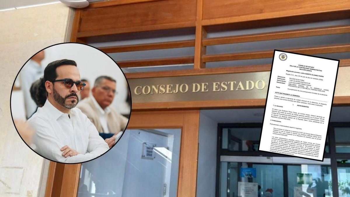 Las razones por las que el Consejo de Estado inadmitió la demanda contra la elección de Abelardo de la Espriella como presidente