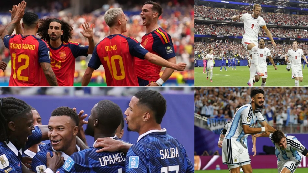 Definidos los cuatro mejores del Mundial: Francia, España, Inglaterra y Argentina avanzan a semifinales