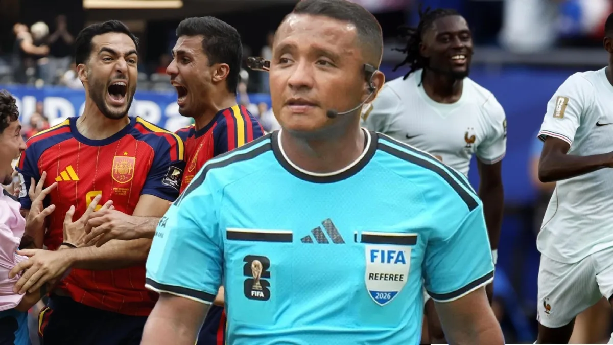 El árbitro que pitó el partido entre Suiza y Colombia sigue en carrera en el Mundial: dirigirá la semifinal entre Francia y España