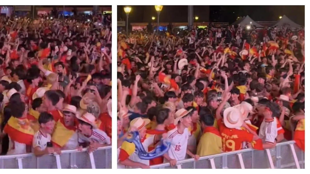Locura en Madrid: miles de hinchas festejaron con locura el paso de España a la final del Mundial