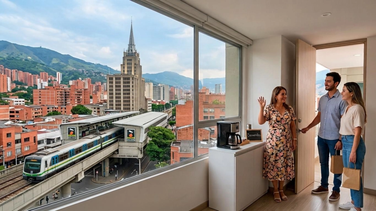 ¿Cuánto gana un anfitrión de Airbnb en Medellín? La millonaria cifra que mueve el turismo de estancia corta