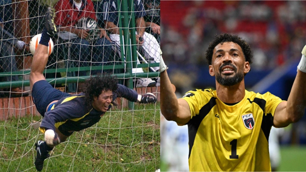 Video | René Higuita tuvo emotivo encuentro con Vozinha, arquero sensación del Mundial que lo saludó con un chascarrillo: 'Iba a hacer el escorpión'