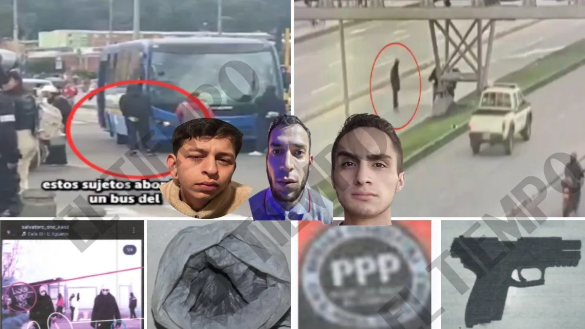 El expediente contra los 11 'PPP' que sembraron terror durante disturbios en Bogotá: más de 4.000 horas de videos y un agente encubierto