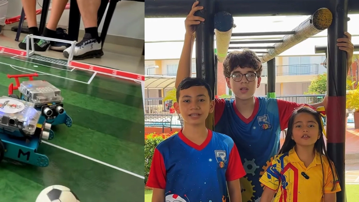 15 niños colombianos clasificaron al Mundial de Robótica en Japón y pidieron apoyo al presidente electo Abelardo De La Espriella para cumplir su sueño