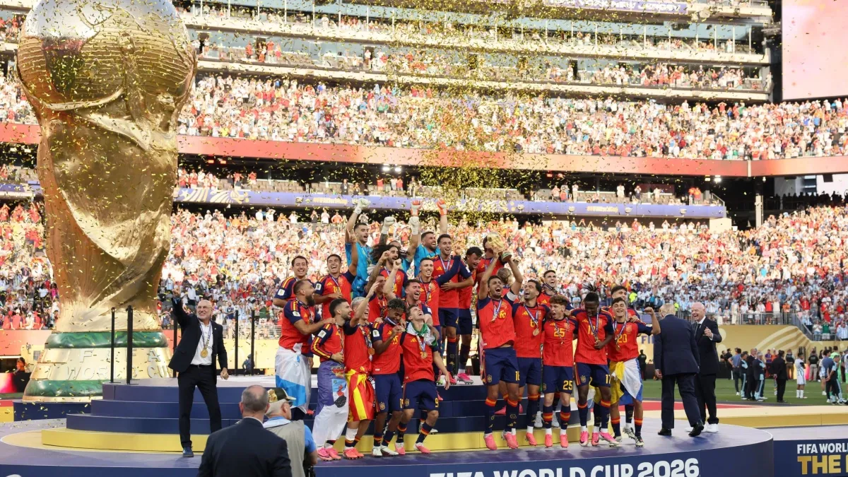 En imágenes | Así levantó España la Copa del Mundo tras vencer a Argentina en la final del Mundial 2026 por 1 - 0