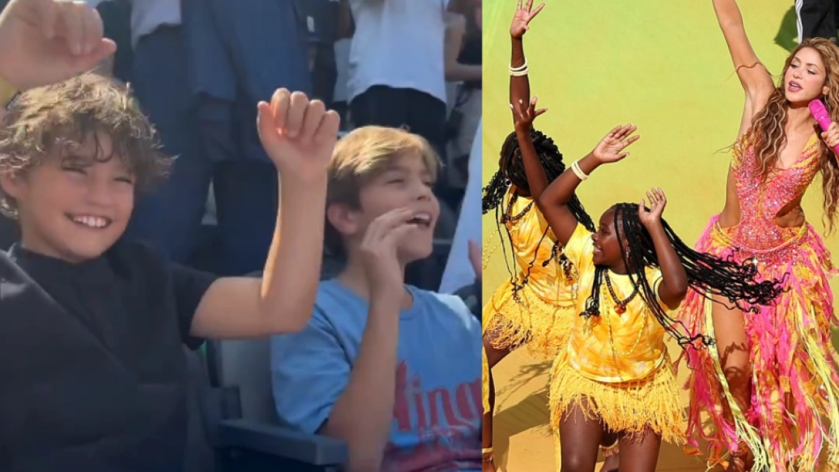 Sasha, hijo de Shakira y Gerard Piqué, se volvió viral al cantar ‘Dai Dai’ junto a su padre durante la final del Mundial 2026