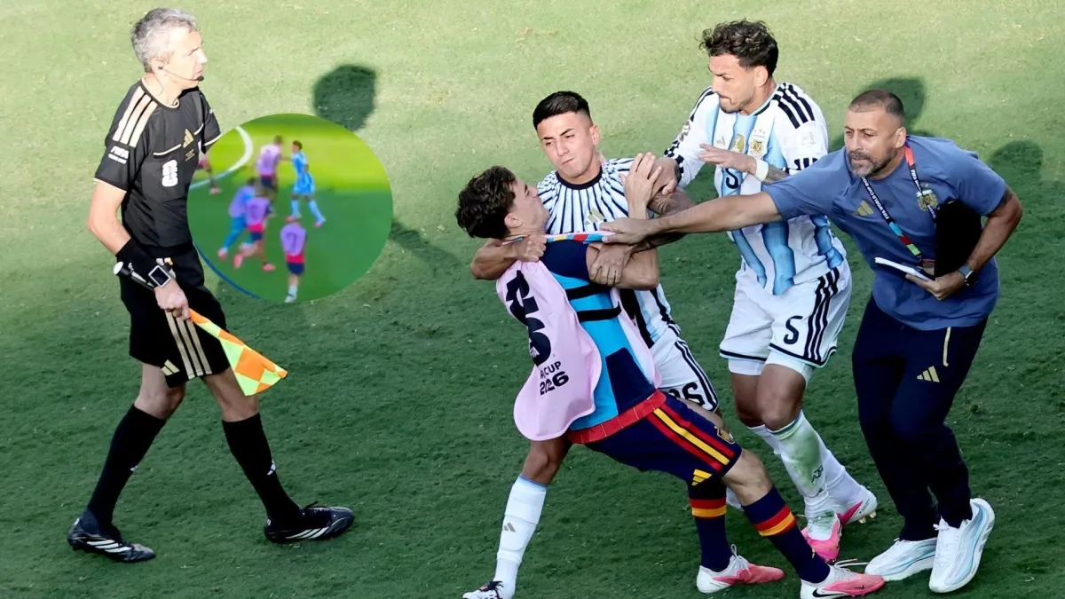 ¿Por qué se originó la pelea de Leandro Paredes en la final del Mundial? Video del puño que le pegó Nahuel Molina a Rodri tras el España vs. Argentina