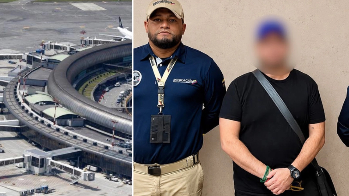 Mexicano llegó a Colombia, pero una alerta de Interpol reveló que era buscado por feminicidio: fue capturado en el aeropuerto José María Córdova