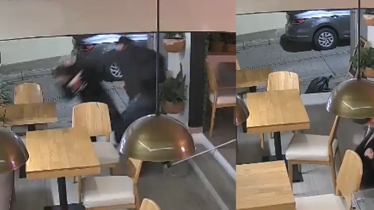 Video captó violenta agresión a mujer dentro de pastelería en el norte de Bogotá: presunto empleado golpeó a su jefa dentro de local; esto se sabe