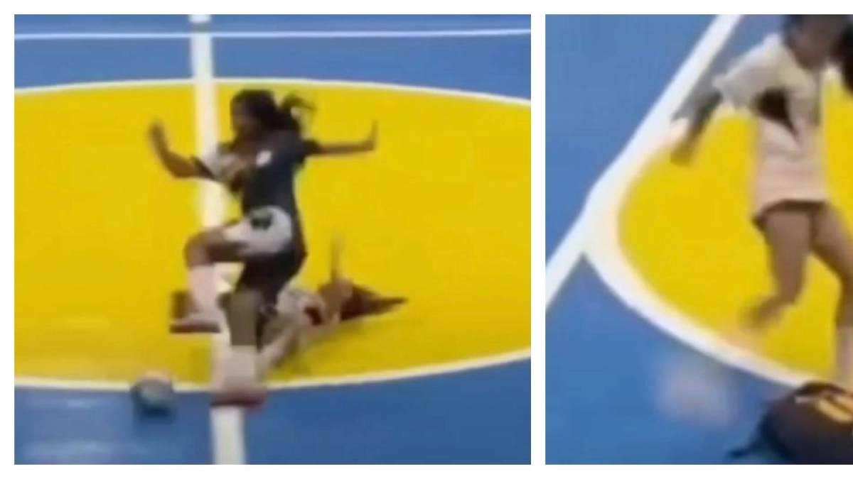 Jugadora de futsal agrede violentamente a su rival en el piso con patadas en la cabeza: recibe sanción de 5 años