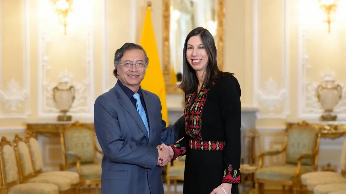 Presidente Gustavo Petro recibió credenciales de nueva embajadora de Palestina en Colombia: Abelardo De La Espriella frenará sede en Ramala