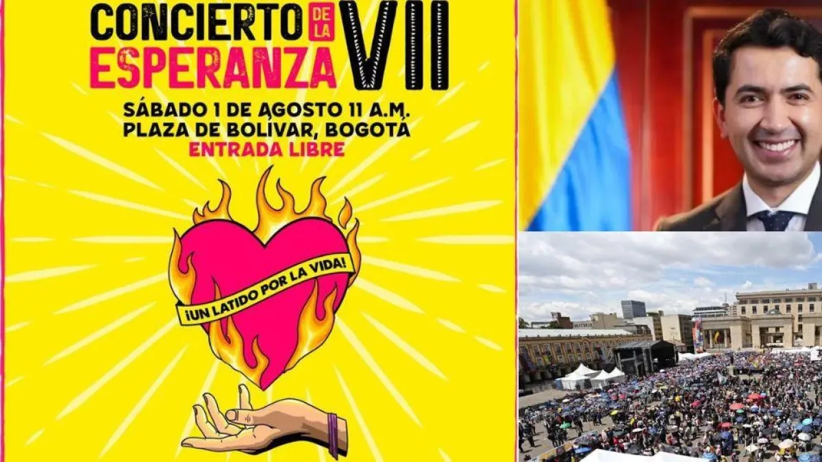 Daniel Briceño denuncia que 'Concierto de la Esperanza', evento planeado por Hollman Morris en RTVC, costará más de 4 mil millones de pesos