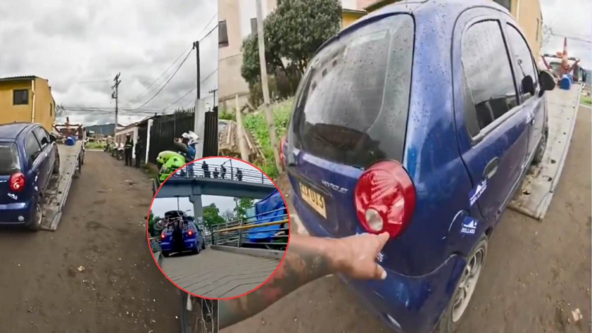 Conductor de peligrosas maniobras en Chevrolet Spark azul en Bogotá tiene procesos de embargo por decenas de multas: 'Hasta el Nequi está embargado'