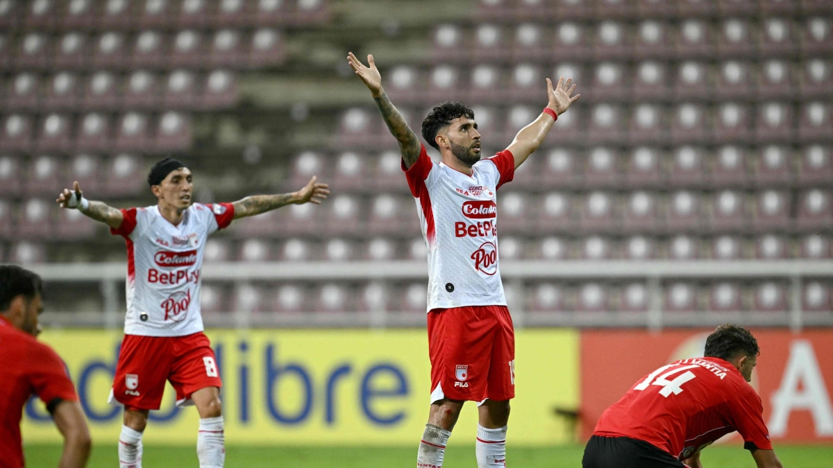  Santa Fe, misión cumplida, y con creces: goleó al Caracas como visitante y avanzó a...