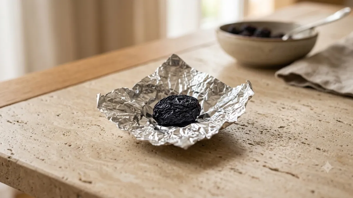 ¿Para qué sirve llevar una uva pasa envuelta en papel aluminio, según el Feng Shui?