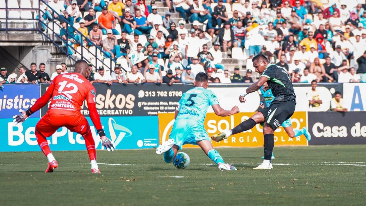 Atlético Nacional de Lucas González tritura a Jaguares en su debut en la Liga II, en partido empañado por desmanes