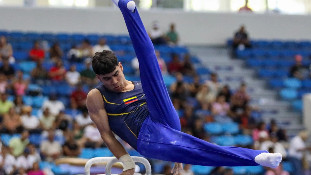 Ángel Barajas lideró la fiesta de la gimnasia colombiana en los Juegos Centroamericanos y del Caribe