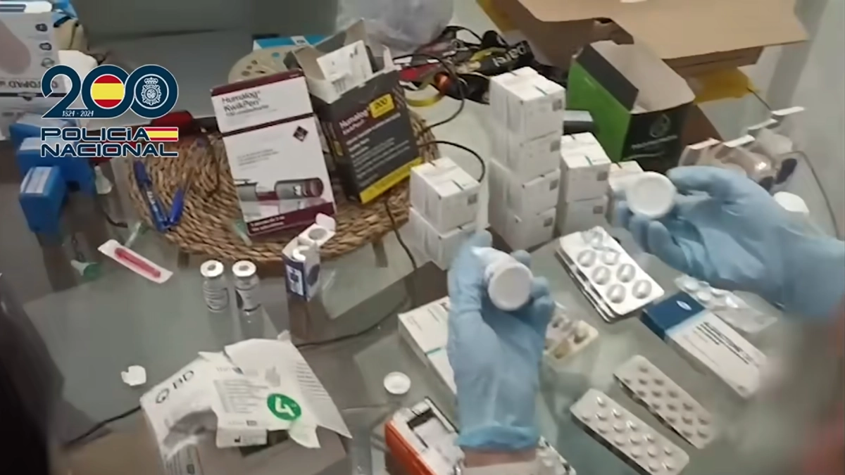 Desmantelan un laboratorio clandestino que fabricaba productos para la disfunción eréctil, esteroides y medicamentos ilegales en España