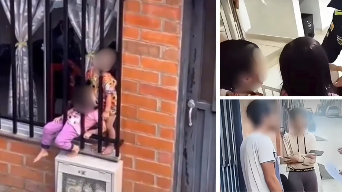 Indignación por video que muestra a dos niños dormidos en ventana de una casa en Risaralda: fueron rescatados e investigan presunto maltrato infantil