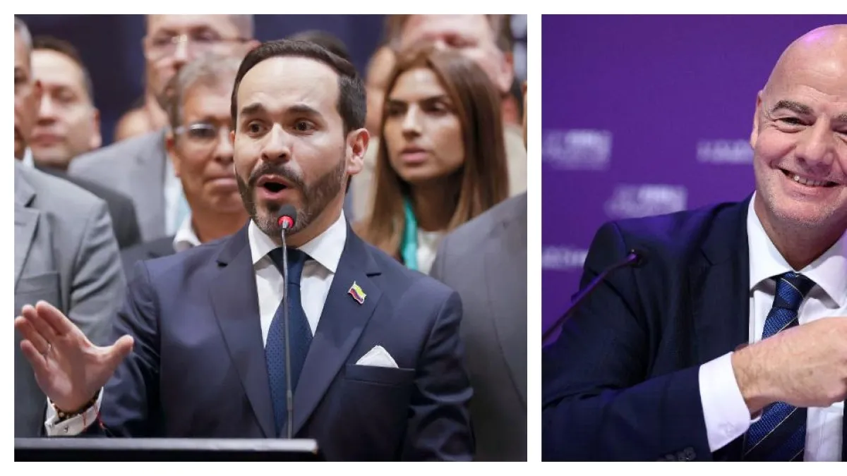 Gianni Infantino, mandamás de la Fifa, se bajó del acto de posesión del presidente electo Abelardo De La Espriella tras estar en la lista de invitados