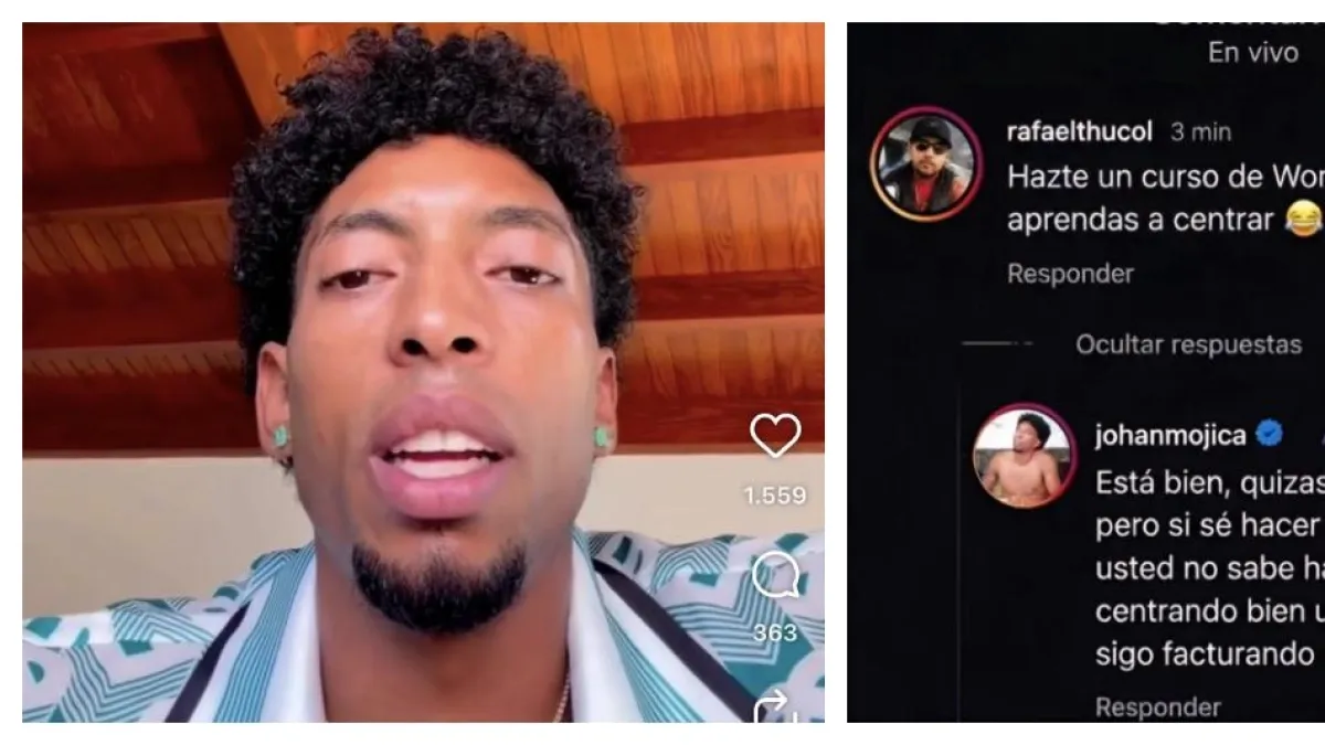  Johan Mojica pone la cara y aclara que lo suplantaron en redes para da&ntilde;ar su...