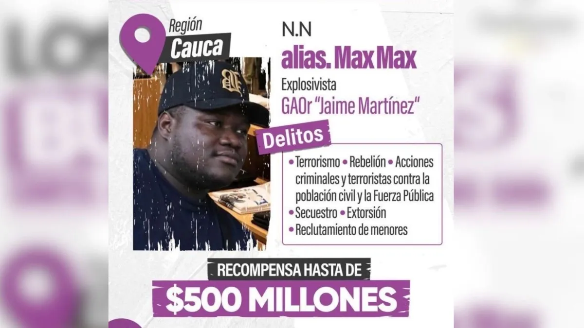 Alias Max Max, el hombre que las autoridades señalan de enviar el bus cargado con explosivos para alterar la posesión presidencial