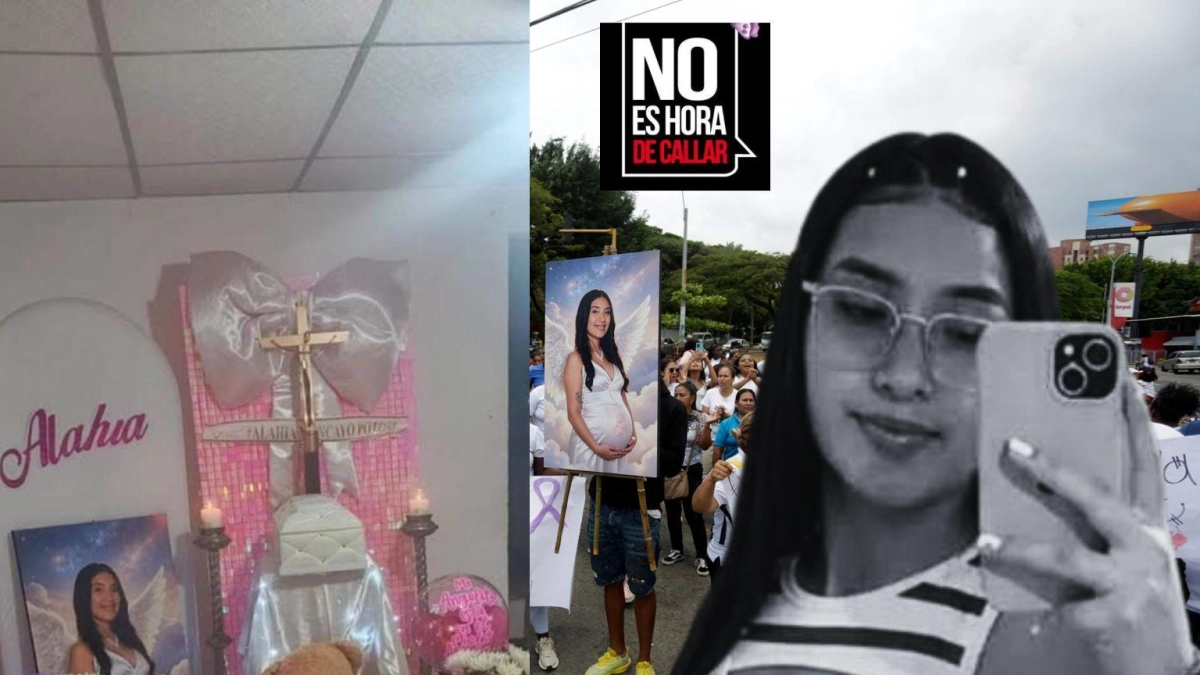 El doloroso adiós a la bebé de 8 meses de gestación de María Camila Potosí, cuyo crimen conmocionó a Cali y a todo el país: su sepelio, en la ladera