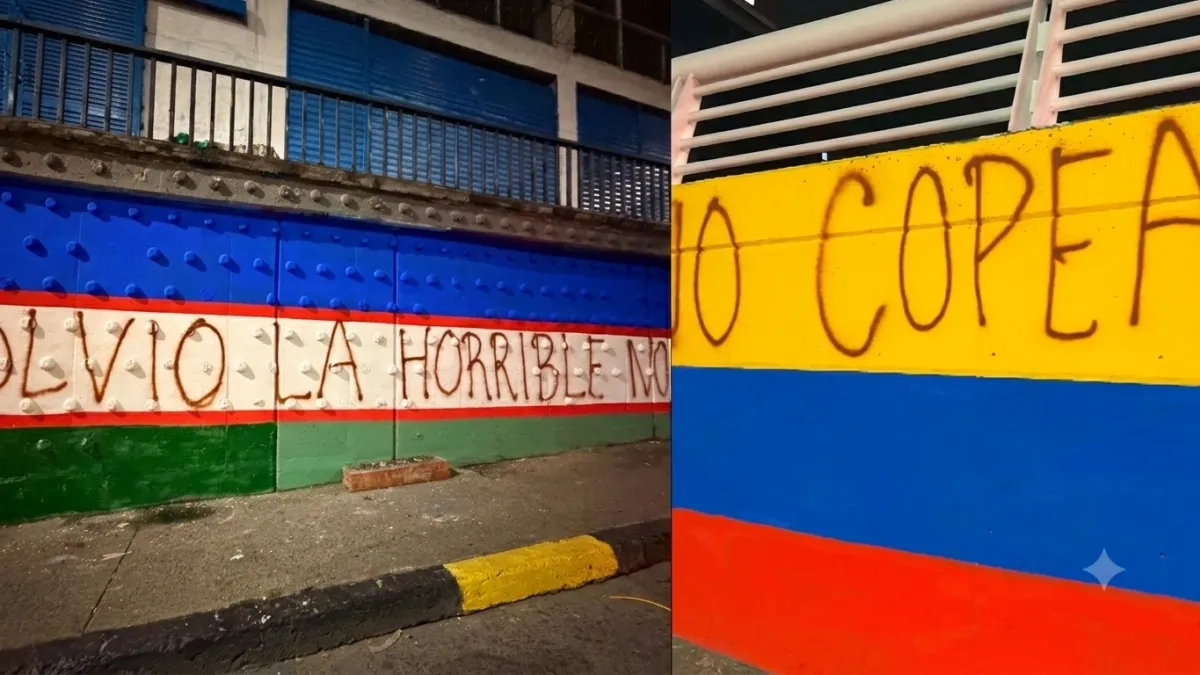 Vandalizan murales en Cali antes de la posesión de Abelardo De La Espriella