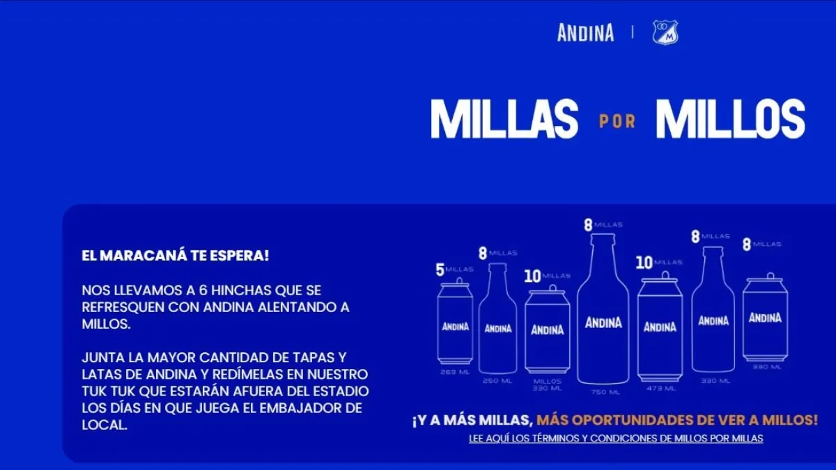 SIC sanciona a Central Cervecera con 702,38 millones de pesos por fallas en promociones de Millonarios F.C.