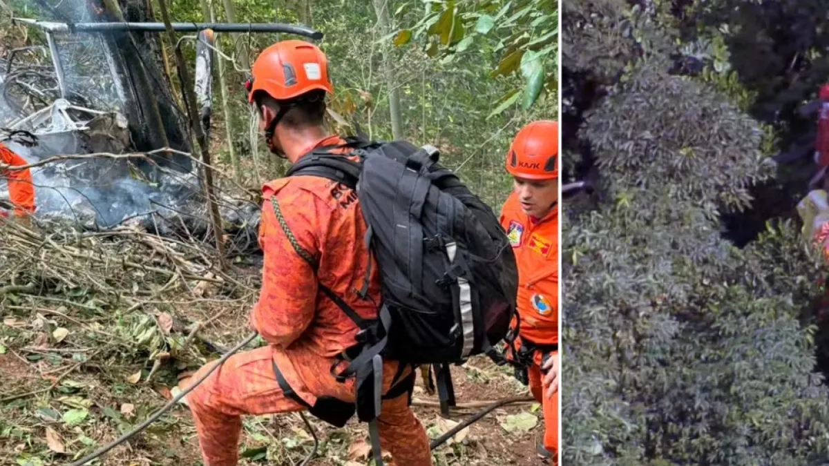 Grave accidente de helicóptero en Río de Janeiro deja cuatro muertos: piloto y tres turistas colombianas fallecieron tras caer la aeronave