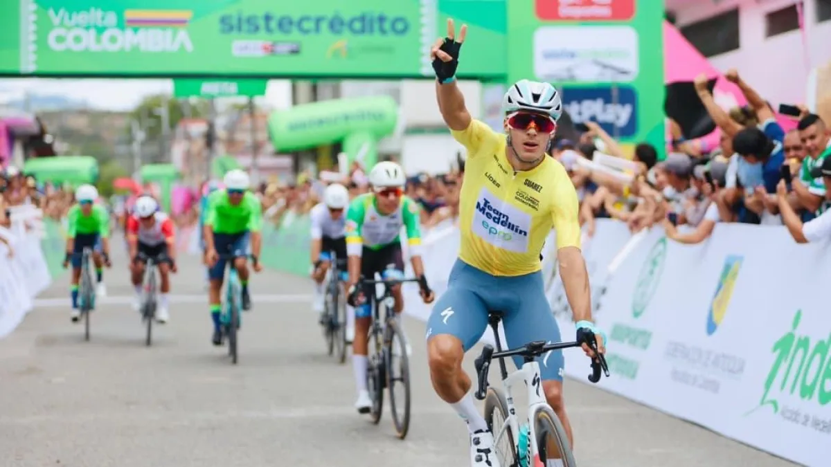 Video | Wílmar Paredes, cero y van dos: ganó la etapa 2 en Garzón y es más líder de la Vuelta a Colombia