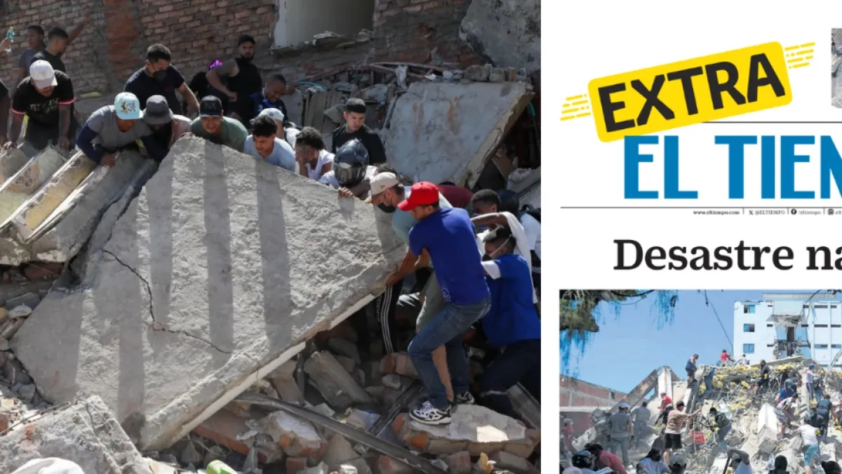 Read Here EL TIEMPO's Special Edition on Colombia's Earthquake: Stories, Data, and Photos Immortalizing the Tragedy