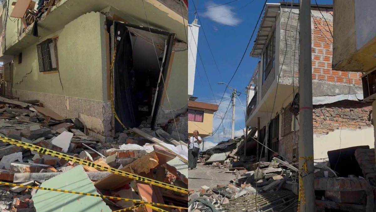 El drama de familias en Quimbaya, Quindío, tras el terremoto que dejó 1.000 viviendas afectadas, 450 destruidas y 800 damnificados