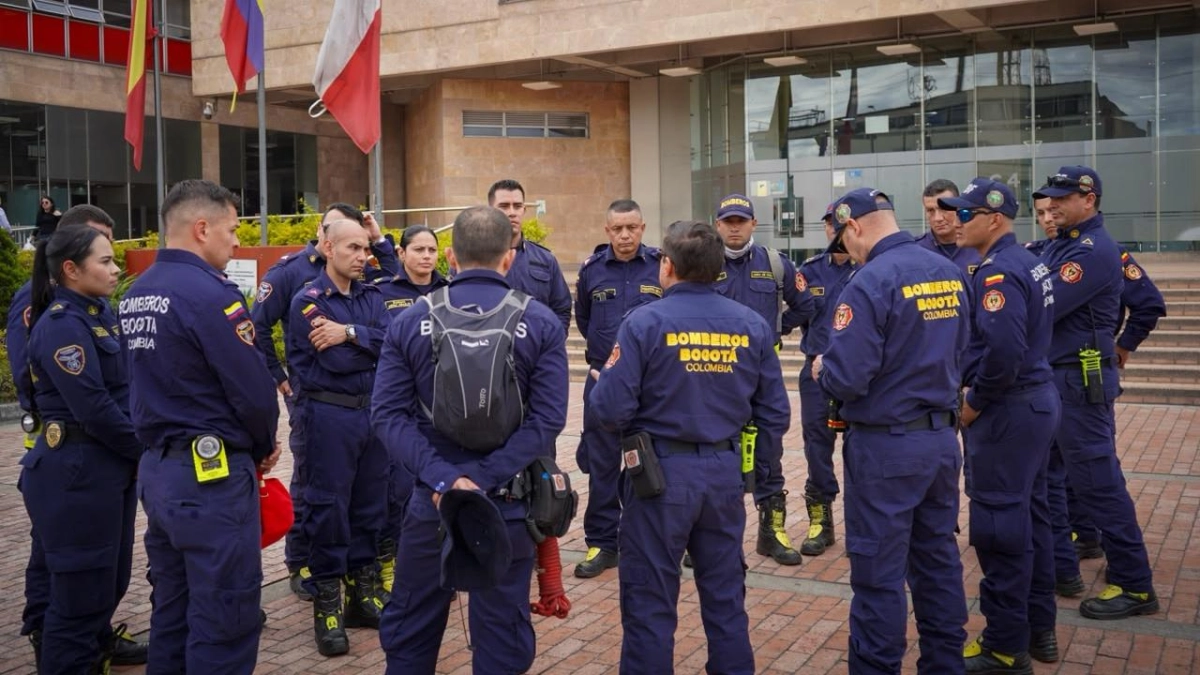 Bogotá envía 15 bomberos al Tolima para apoyar la atención de más de 30 incendios forestales en la región
