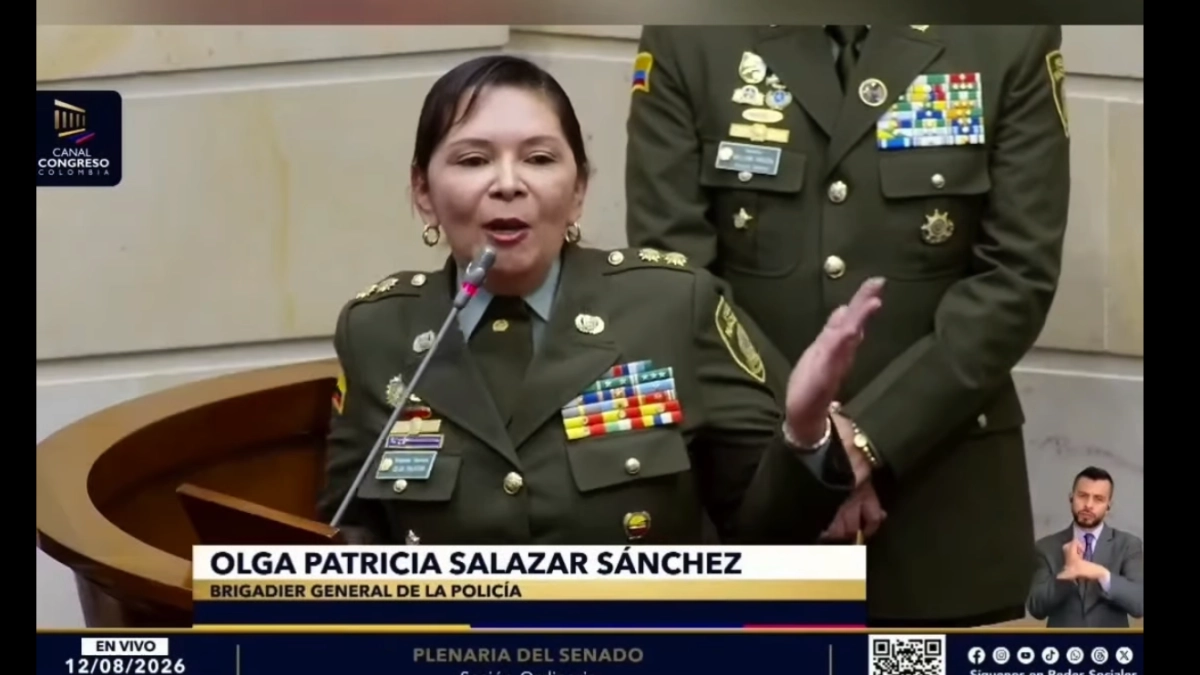 Olga Patricia Salazar asciende a mayor general y gana respaldo en el Congreso