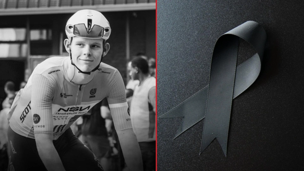 Murió el ciclista Finlay Tarling tras accidente en la Vuelta a Portugal: fue atropellado por un carro que iba en contravía en plena etapa