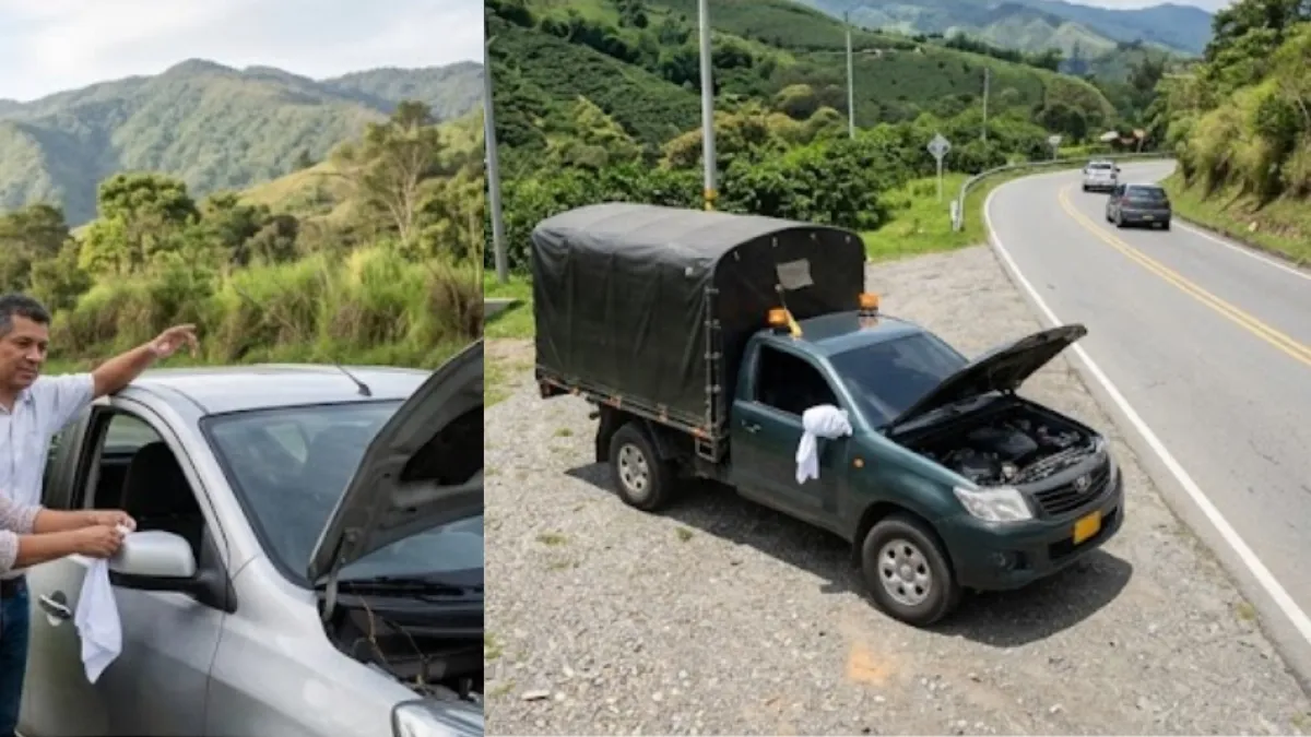 ¿Qué significa colgar una tela blanca en la ventana del carro? Lo que debe tener en cuenta si usa esta señal