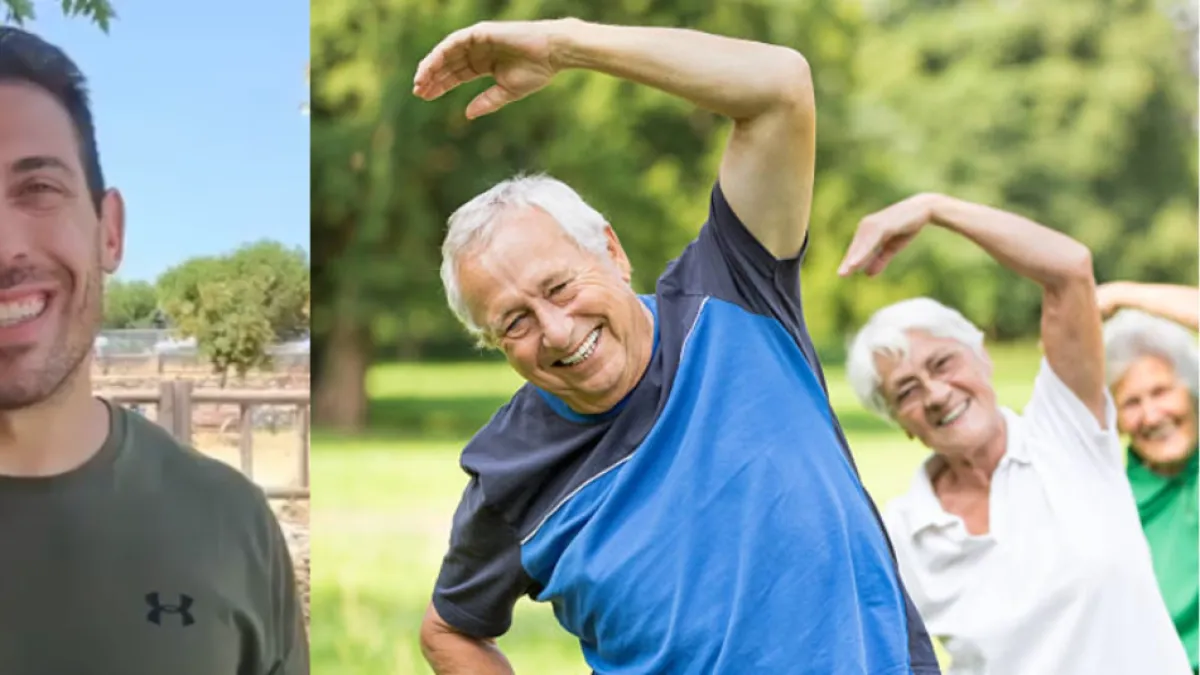Fuerza y longevidad: cuatro sencillos ejercicios recomendados para adultos mayores de 60 años, sirven para frenar la pérdida de masa muscular